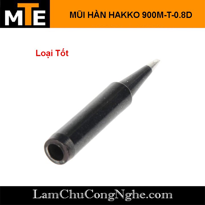 Mũi Hàn Hakko 900M-T-0.8D Mũi hàn thiếc tương thích với mỏ hàn 907, 936...