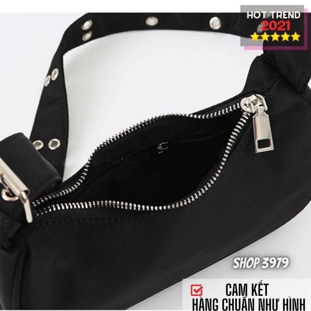 Túi Đeo Chéo Nữ Vải Chống Nước Hàng Xịn Quảng Châu Kẹp Nách Xách Vai Tote Unisex Mini Thời Trang