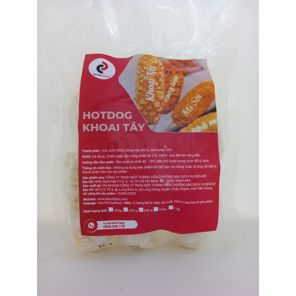 HOTDOG KHOAI TÂY  - Công ty Đen Đỏ