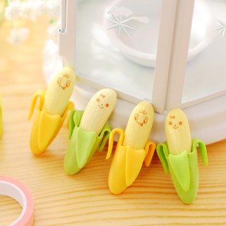 Gôm tẩy bút chì hình quả chuối dễ thương