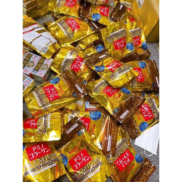「Hàng_Nhật」 Collagen Meiji Premium Màu Vàng Nhật Bản 28 Ngày 「Hàng_Auth」