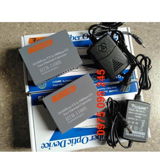 combo 10 cặp converter chuyển đổi quang điện ftth kèm nguồn cao cấp