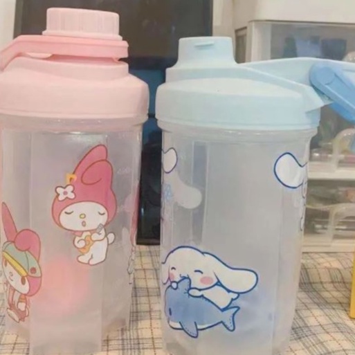 Bình Nước Thể Thao Bằng Nhựa Dung Tích Lớn 500ML