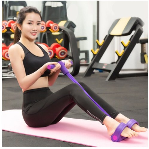 Dụng cụ tập gym cơ bụng, cơ vai, ngực dây kéo cao su co dãn tại nhà cho nam, nữ