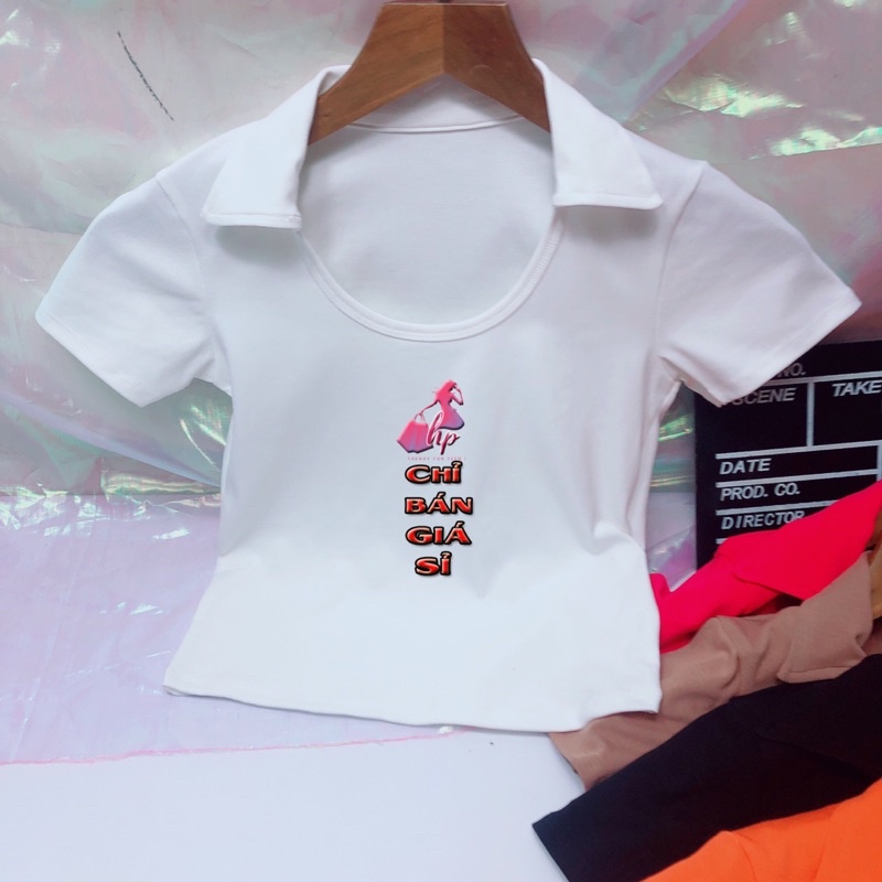 áo croptop nữ ôm body kiểu cổ bẻ tay ngắn khoét ngưc mẫu mới thời trang 2021 #36LA03 | BigBuy360 - bigbuy360.vn