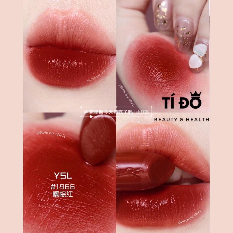 YSL - Son Thỏi Rouge Pur Couture SATIN Lipstick màu #1966