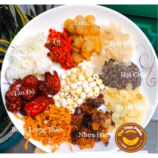 Set trà dưỡng nhan cao cấp 10 vị