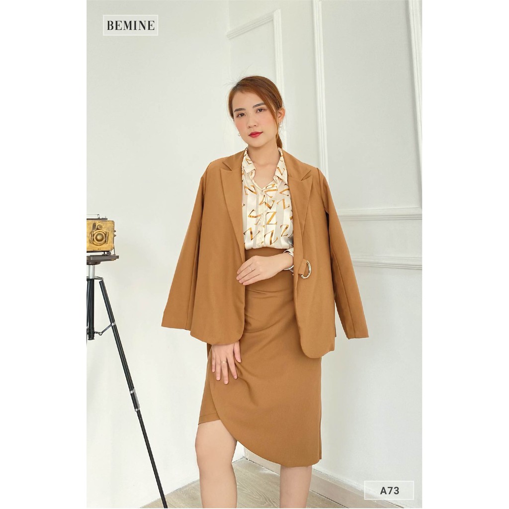 Áo vest thắt khoen BEMINE A73NAU | BigBuy360 - bigbuy360.vn