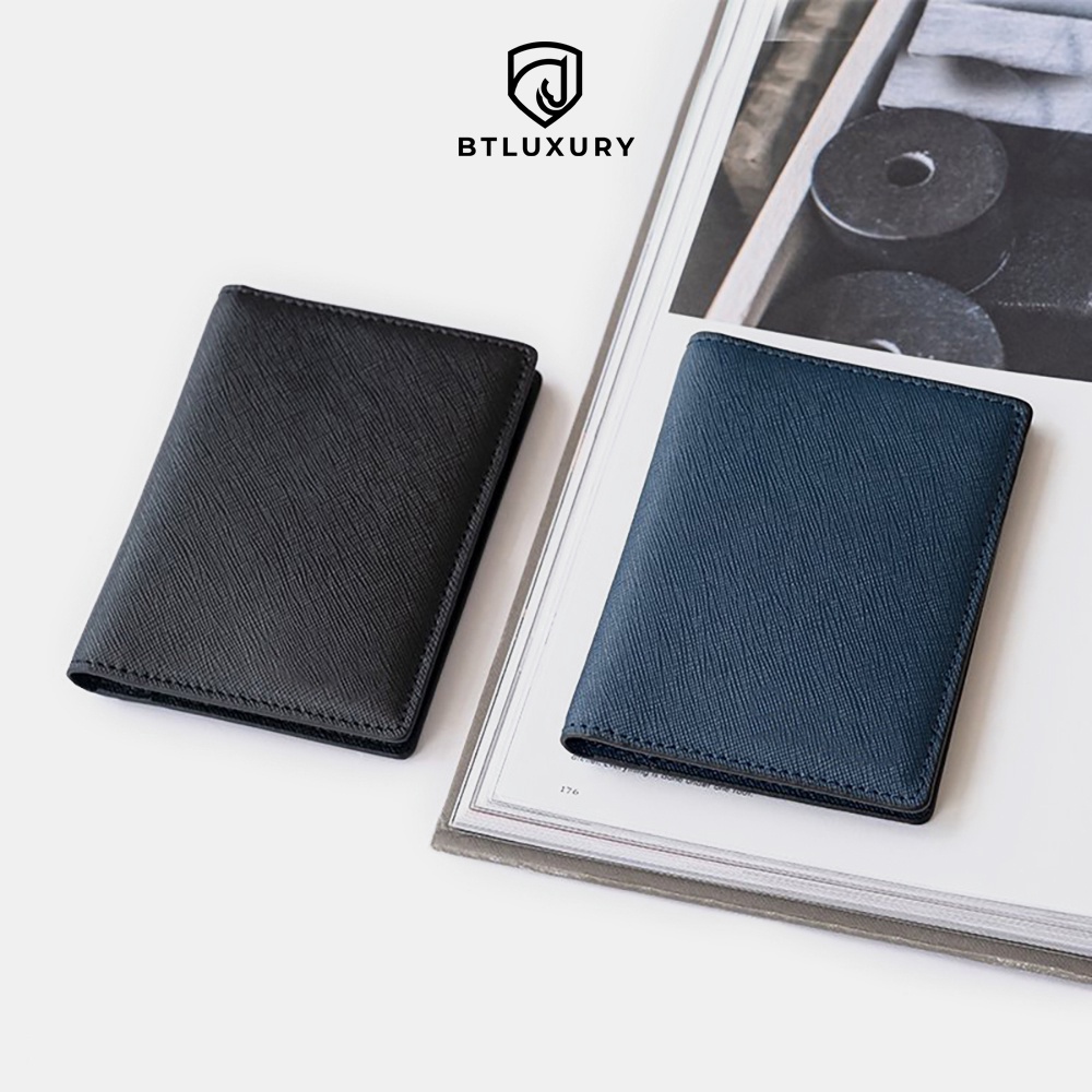 Ví đựng thẻ mini COSY nhỏ gọn, vân Saffiano cao cấp nhập khẩu, chống thấm nước Thương Hiệu BTLUXURY