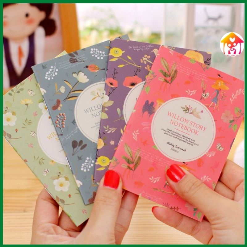 Sổ tay mini phong cách Hàn Quốc kích thước 12*8,5cm