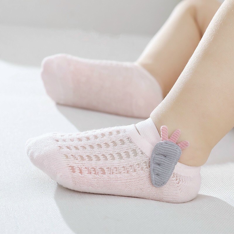 Tất lưới xịn cho bé mẫu mới có chống trơn và chun chống tuột