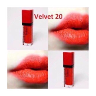 SON KEM BJ VELVET PHÁP  MÀU 20 CAM ĐỎ