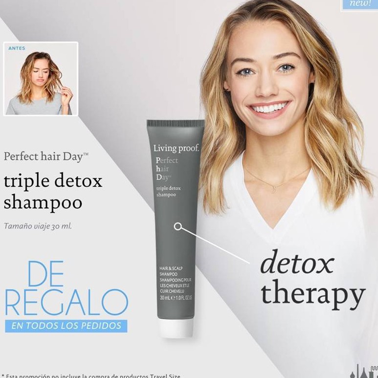 Dầu Gội  Living Proof Perfect hair Day  Triple Detox Shampoo