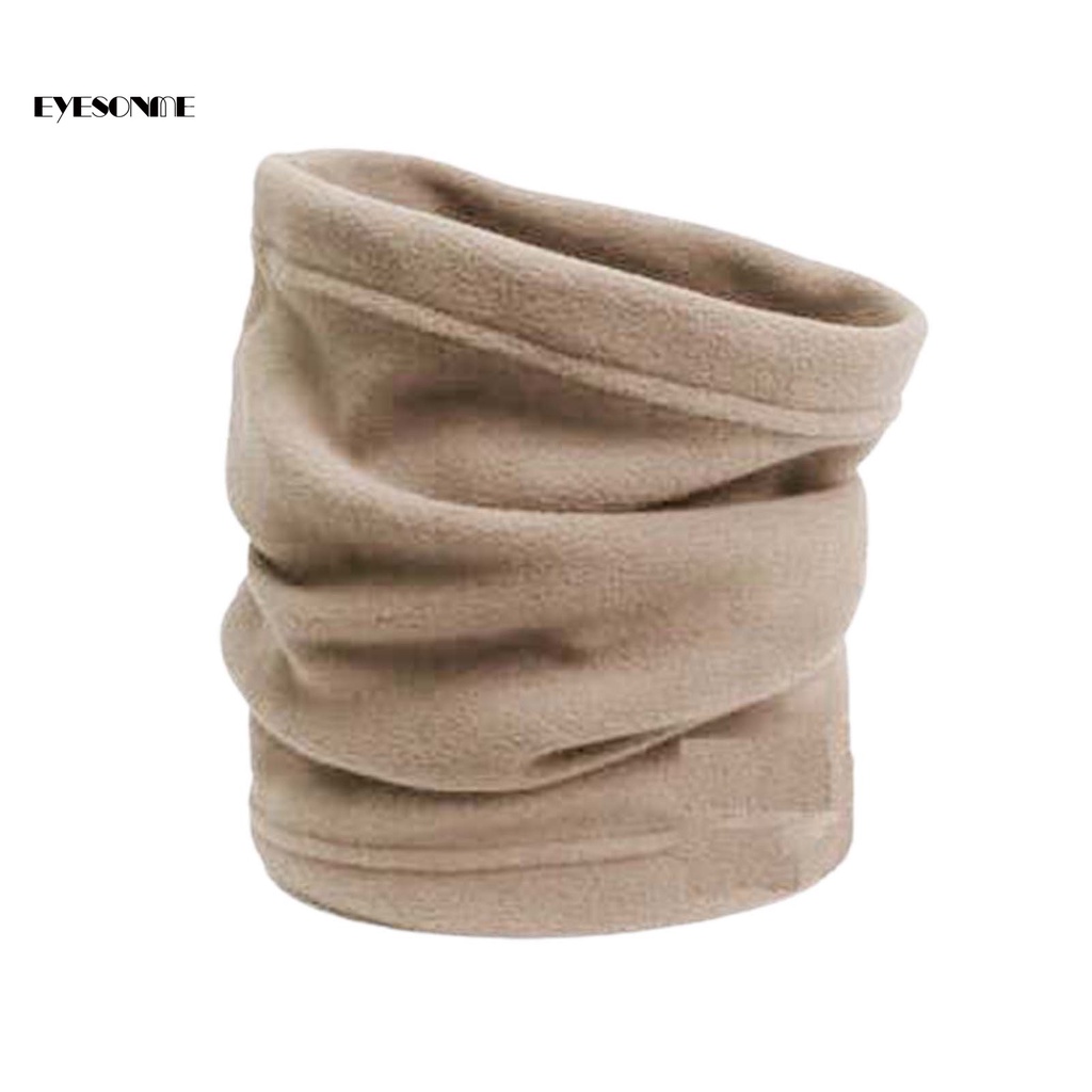 Khăn choàng cổ giữ ấm màu trơn đơn giản
