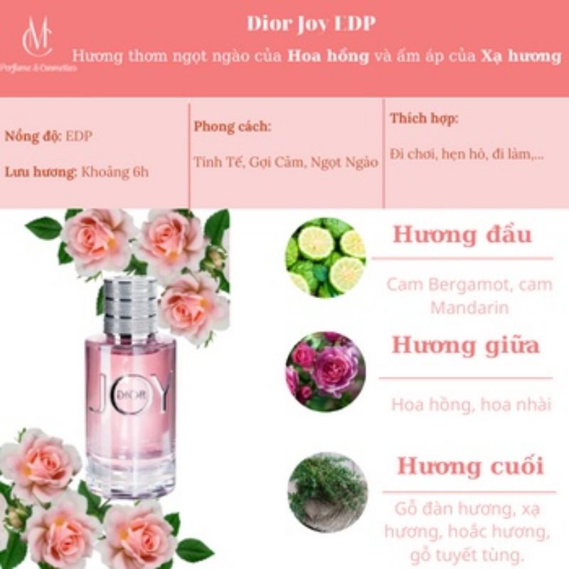 NƯỚC HOA NỮ JOY DIOR PARFUM EDP 90ml