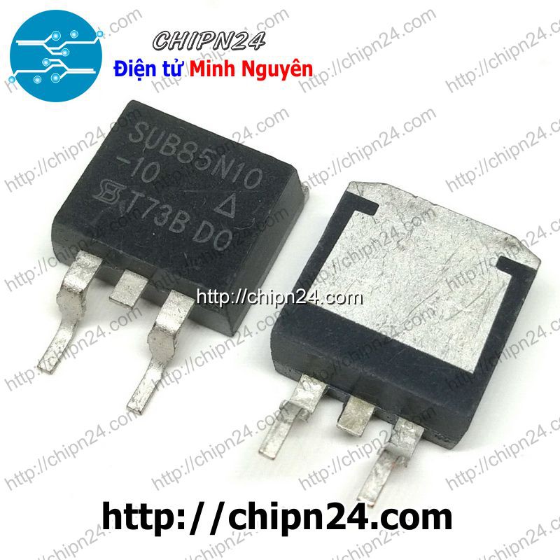 [1 CON] Mosfet Dán 85N10 TO-263 85A 100V Kênh N (SUB85N10 SUB85N10-10)