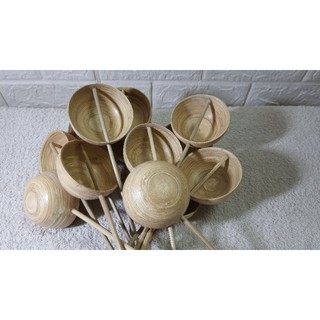 gáo múc nước làm bằng tre