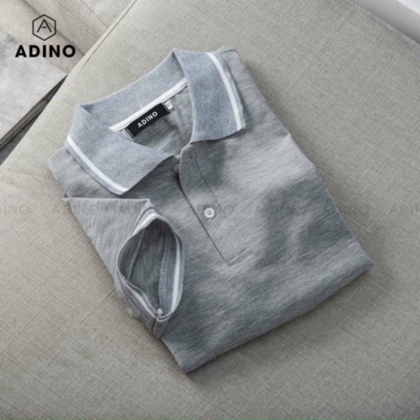 Áo Polo Nam Vải Cá Sấu Chất Cotton - Màu Xám vip | BigBuy360 - bigbuy360.vn