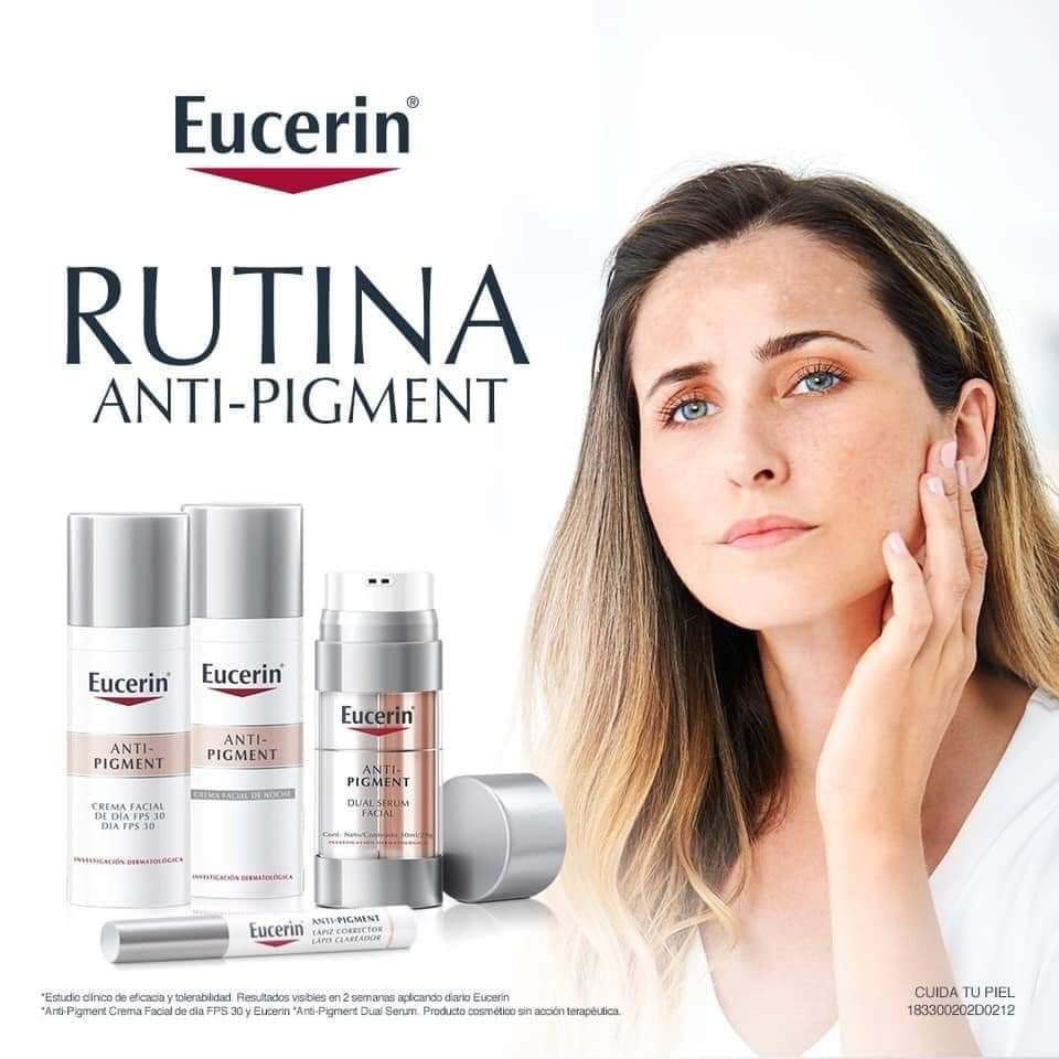 (review) Set dành cho da nám, tàn nhang, đồi mồi EUCERIN made in Germany