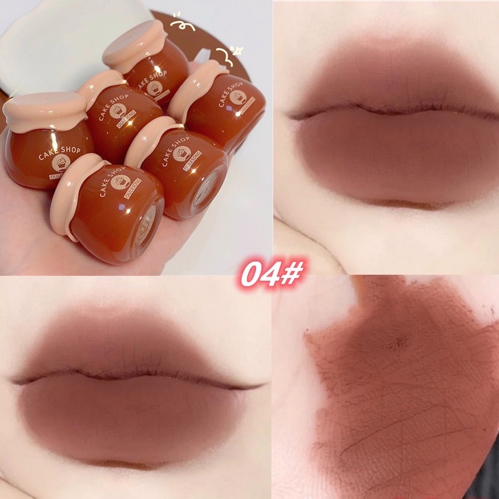 (Hàng Mới Về)son dưỡng môi mật ong hủ son kem bùn Oulesong chống thấm nước 6 màu tùy chọn | BigBuy360 - bigbuy360.vn