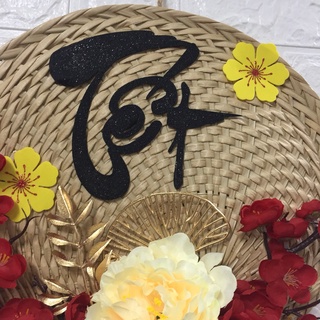 Quạt cọ trang trí tết