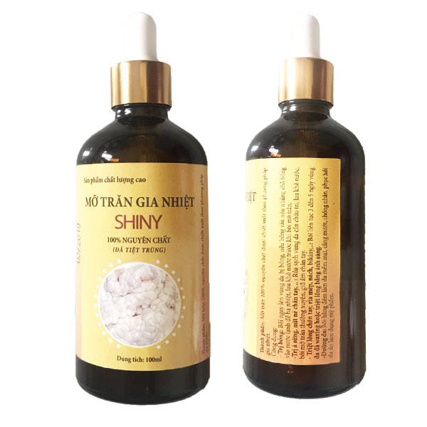 Mỡ trăn gia nhiệt Shiny 100% nguyên chất handmade 100ml ANVISHOP