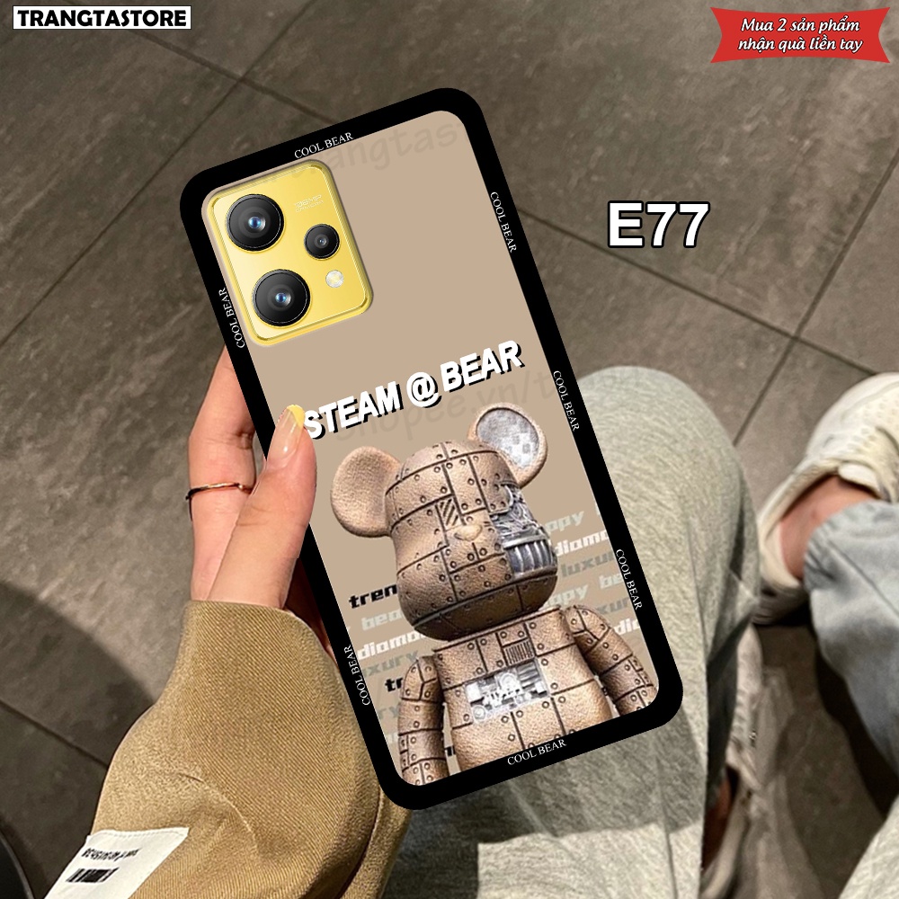 Ốp Realme 9 4G / 9i / 9 Pro in hình gấu Bearbrick,Metal Style,Doremon siêu dễ thương chất lượng