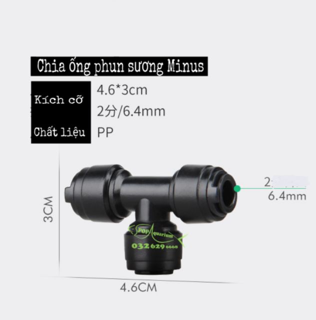Nối ống dẫn nước phun sương Minus
