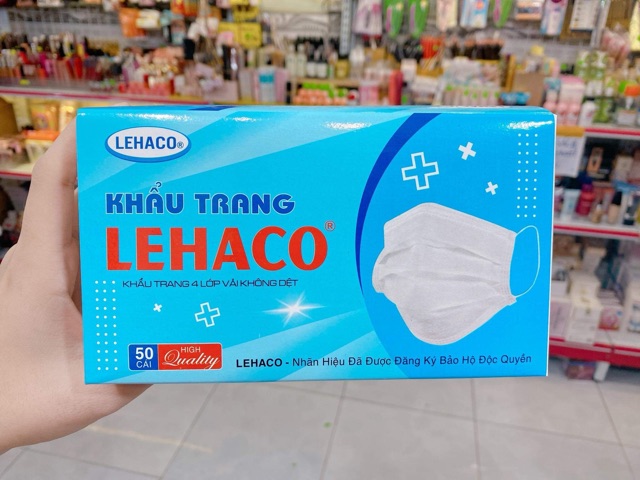 Khẩu trang y tế LeHaCo 4 lớp khán khuẩn