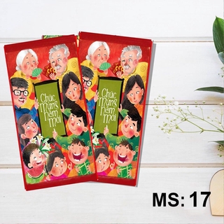 (Giấy C150) - Combo 100 Lì xì Tết đep