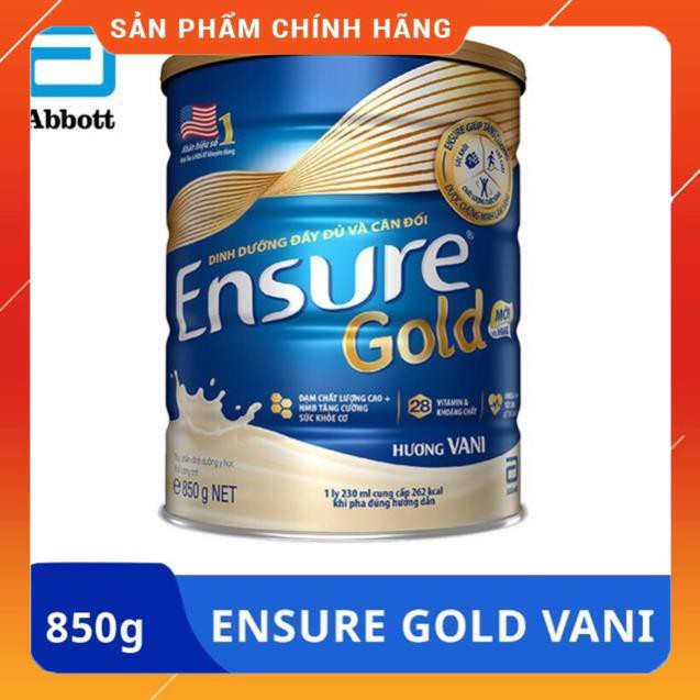 Sữa ensure gold hương vani 850g