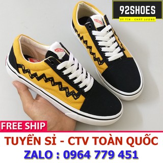 Giày thể thao tia sét zích zắc peanut