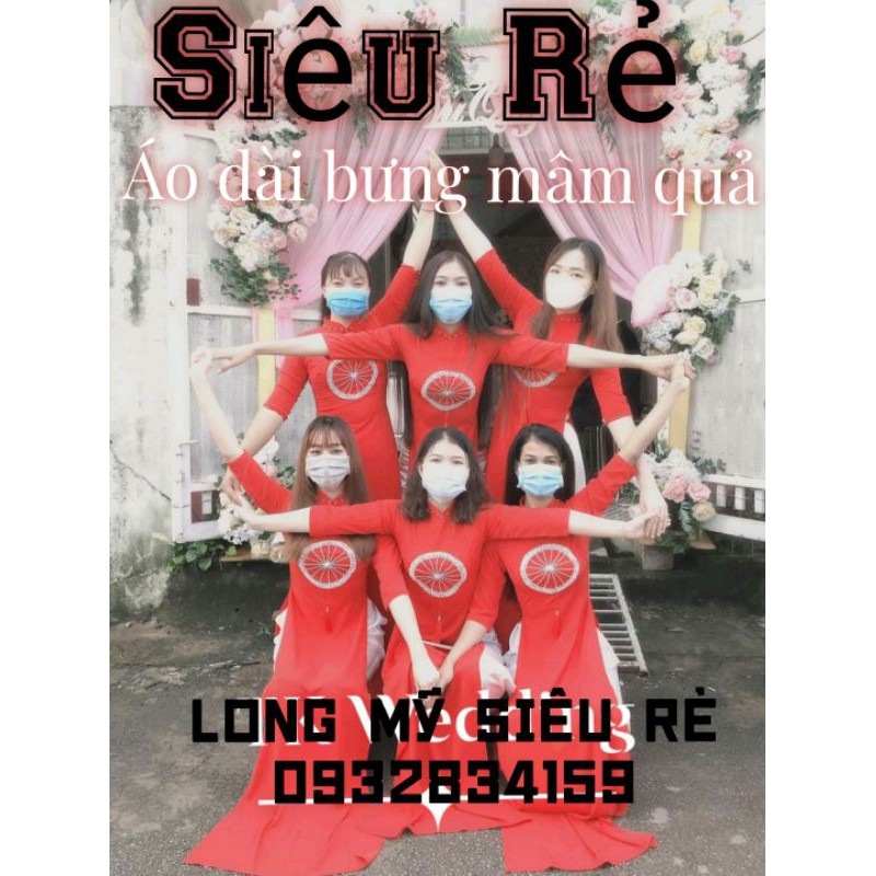 Áo dài phụ dâu siêu rẻ  - Long Mỹ Siêu Rẻ