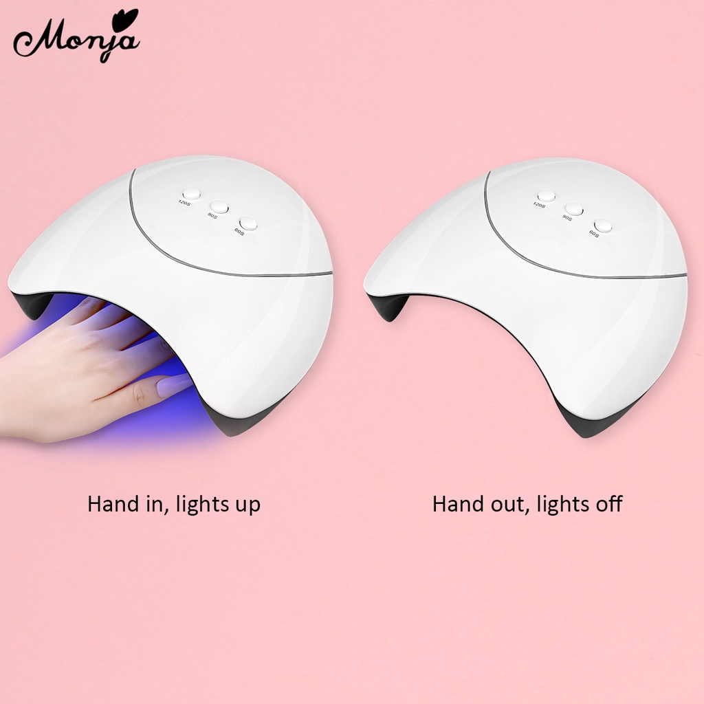 Bộ 12 Đèn LED Cảm Biến Thông Minh 36W Cho Máy Hong Khô Sơn Móng Tay