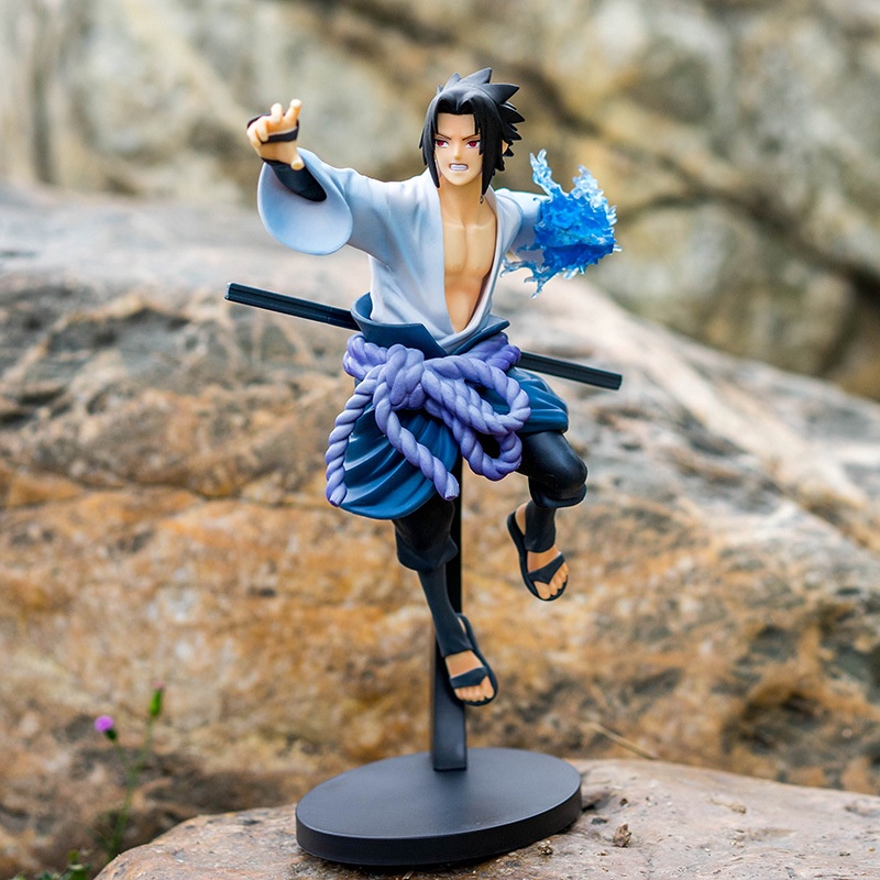 Nhân vật figure uchiha sasuke đồ chơi trẻ em decor mô hình one piece anime naruto lắp ráp decor phòng pc gaming cute