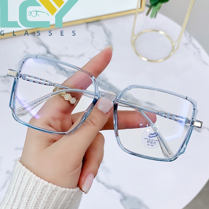 Mắt Kính TR90 Chống Ánh Sáng Xanh Thời Trang Dành Cho Nữ Mã 8214