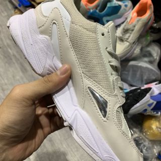 < VIDEO + ẢNH THẬT > GIÀY SNEAKER FALCON TRẮNG FULL THẤP CỔ