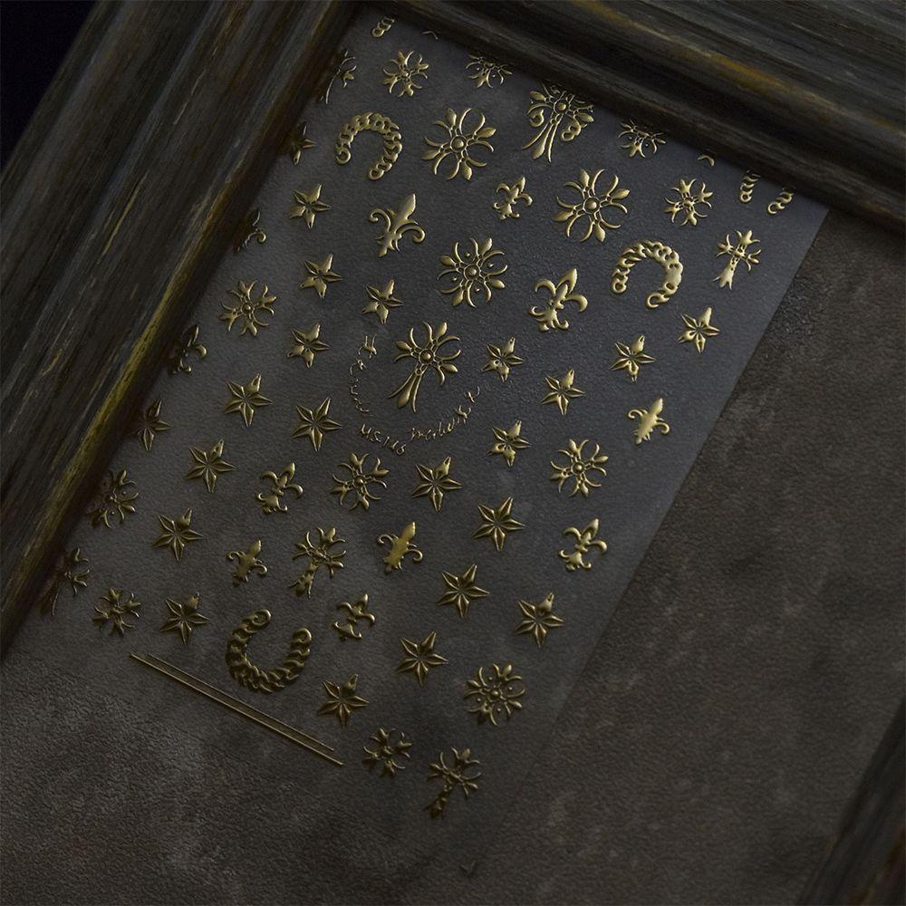 Hình Dán Móng Tay Nghệ Thuật OCEANMAP|Đèn Laser Hình Thánh Giá Ngôi Sao|Miếng Dán Trang Trí Móng Tay Xinh Xắn