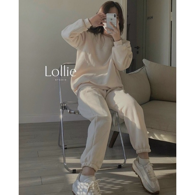 Set sweater, quần jogger