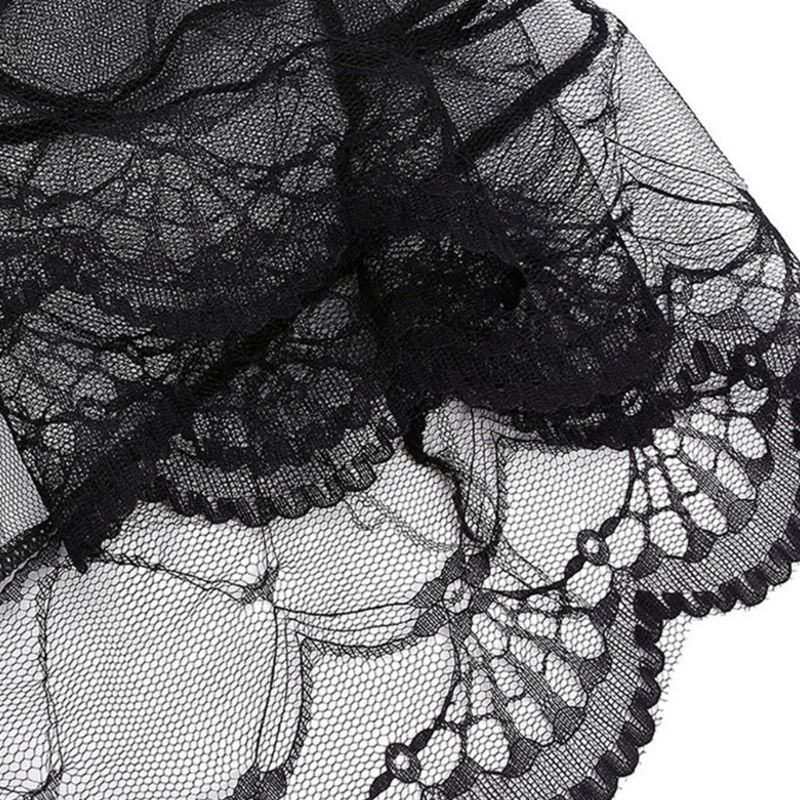 Chân Váy Midi Dài Lưng Cao Phối Lưới Nhiều Lớp Thời Trang Mùa Hè Cho Nữ