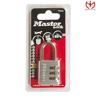 Khóa số vali Master Lock 7630 D thân TITANIUM rộng 30mm - khóa hành lý thumbnail