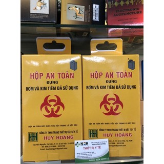 ❤️[Dung tích 5,6 lít] Bình huỷ bơm kim tiêm,vật sắc nhọn bằng giấy, Hộp giấy an toàn đựng bơm kim tiêm vật sắc nhọn 5.6L