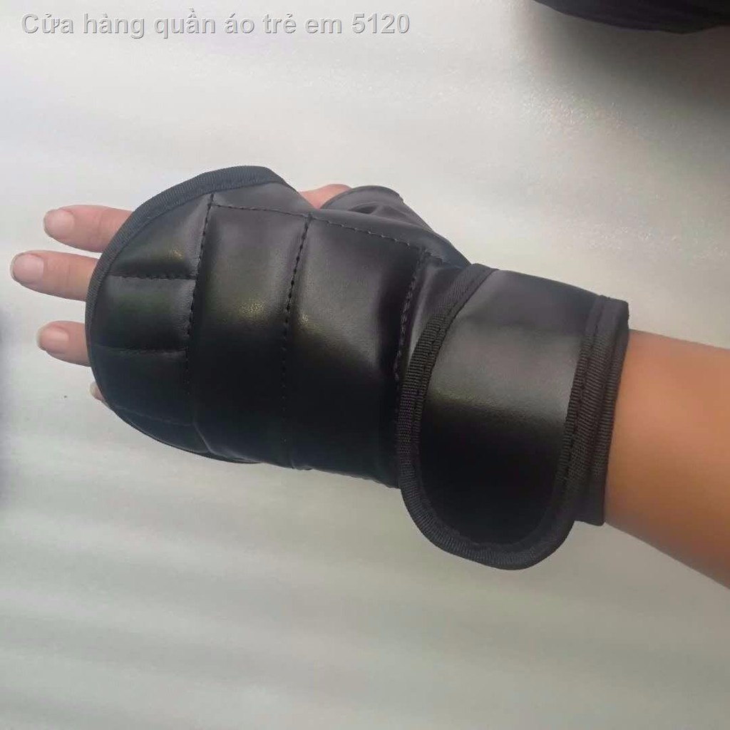 Găng tay đấm bốc nửa ngón chuyên nghiệp Trẻ em dành cho người lớn Sanda nam và nữ Huấn luyện Muay Thái Đánh Bao c