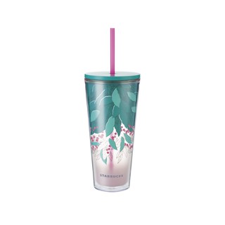 Bình Cold Cup Starbucks 20Oz Plastic Coffee Tree