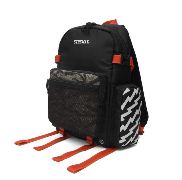 Balo 5theway camo đen đỏ