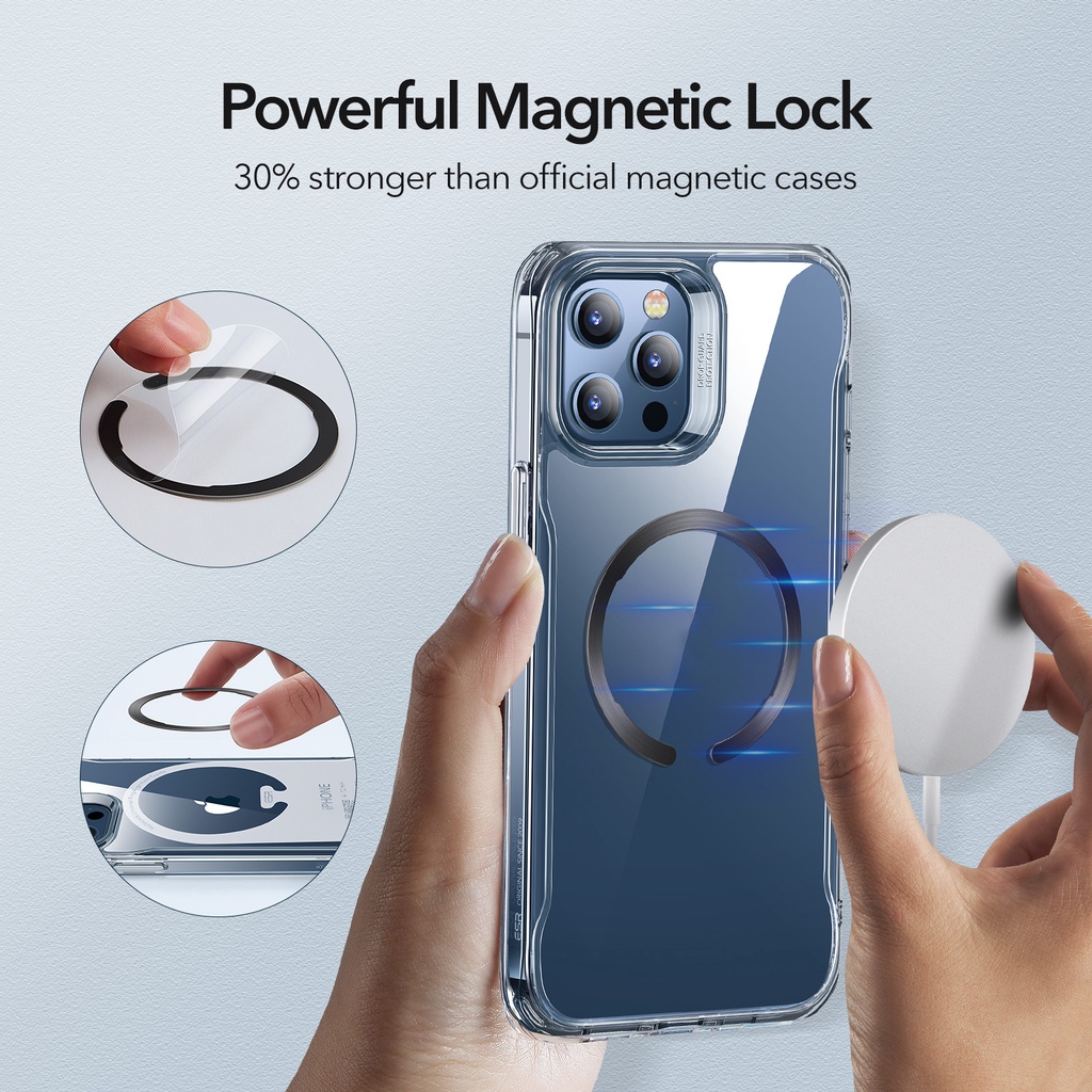 2 Vòng Magsafe ESR chuyển đổi sạc không dây từ tính thích hợp cho iPhone 14/14 Plus/14 Pro/14 Pro Max/13/12 Galaxy S22
