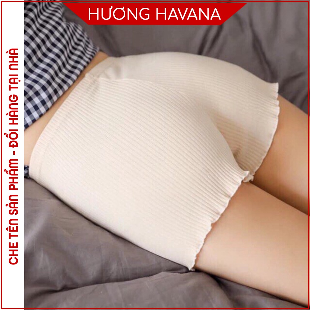 Quần đùi mặc váy HAVANA gân tăm nhỏ mềm mỏng chống vệt hằn FLQ38