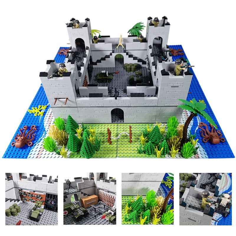 Bộ Đồ Chơi Lắp Ráp Lego MOC Bằng Gỗ Cho Bé Trai