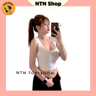 Áo Hai dây cổ vuông thun co dãn NTN Top1shop (ap).