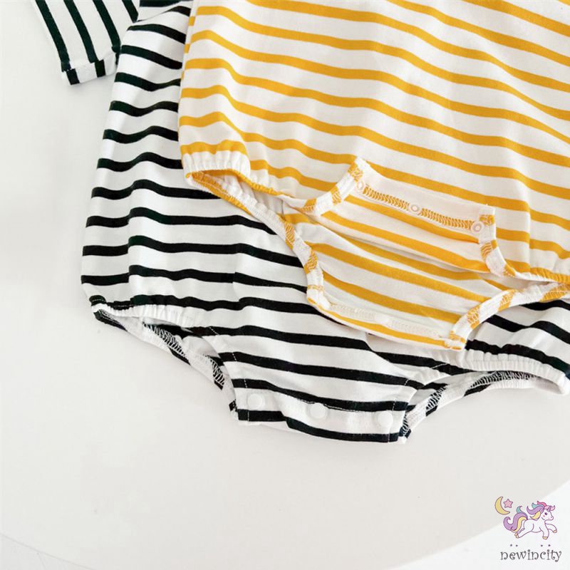 Bộ Áo Liền Quần Tay Ngắn In Hoạt Hình Kiểu Hàn Quốc Dễ Thương Cho Bé